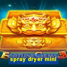 spray dryer mini